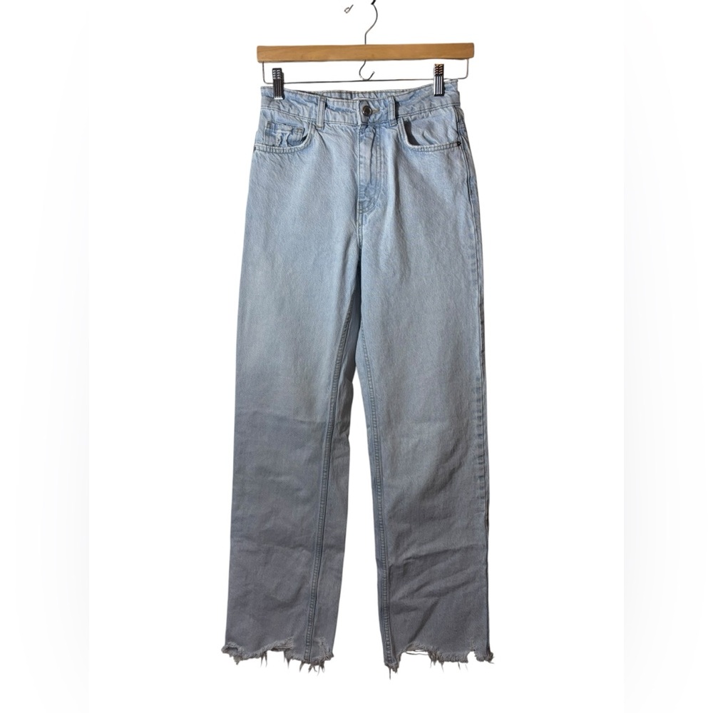 ZARA | denim blue jeans 4